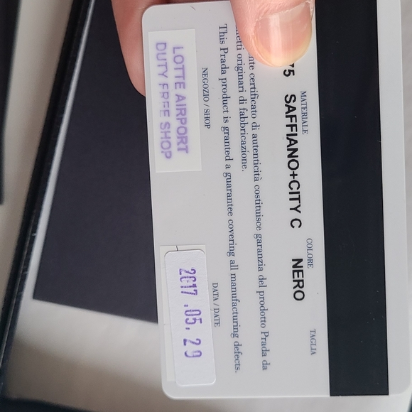 SOLD! Prada Saffiano Envelope Wallet Excellent Condition Black - Picture 5 of 8